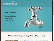 Tablet Screenshot of mitchtheplumber.co.uk